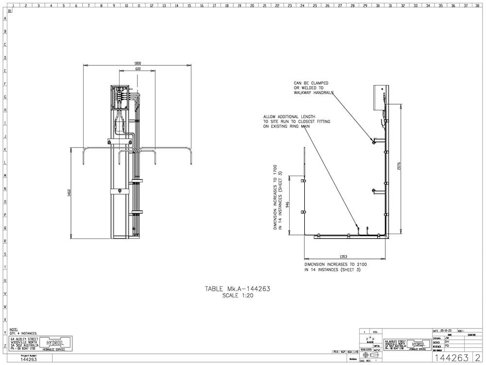 Upper Cabinet Lubrication System