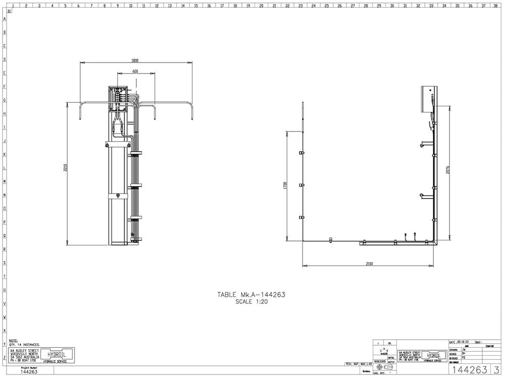 Upper Cabinet Lubrication System